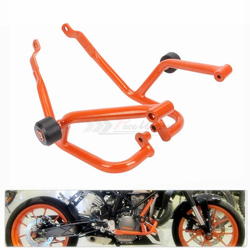 Мотоцикл ремонт бак защита бар ЗАЩИТА Краш Бар рамка для KTM DUKE 390 DUKE390 2013 2014 2015