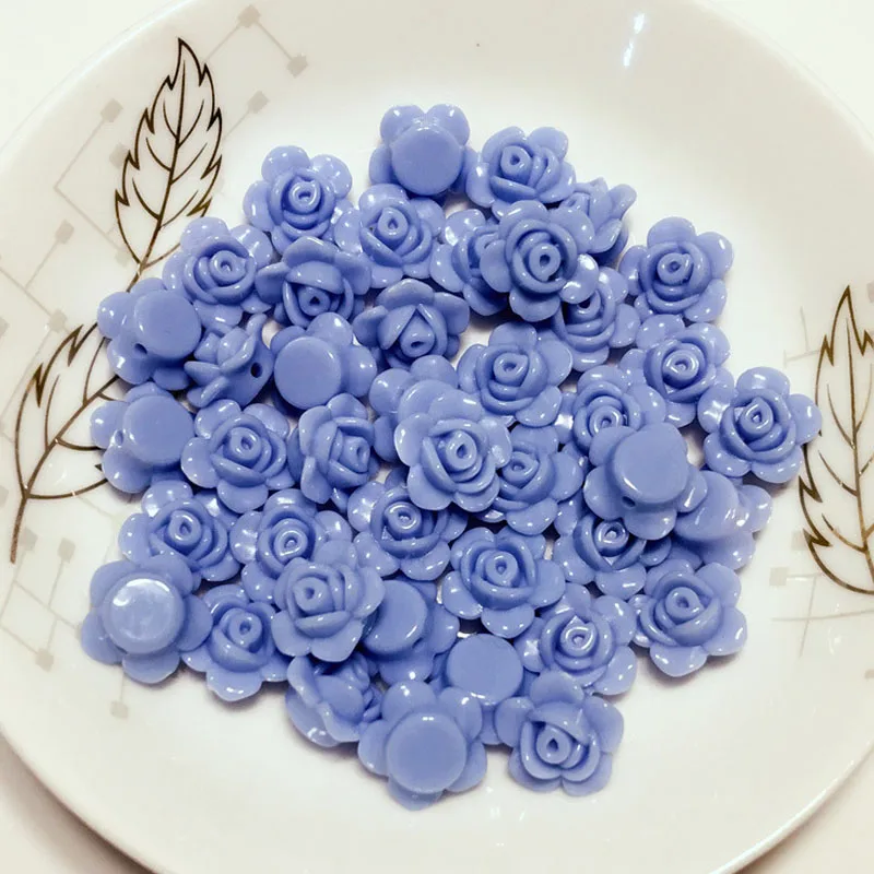 110 _ акриловые бусины россыпью в форме цветка милое ожерелье браслет сделай сам