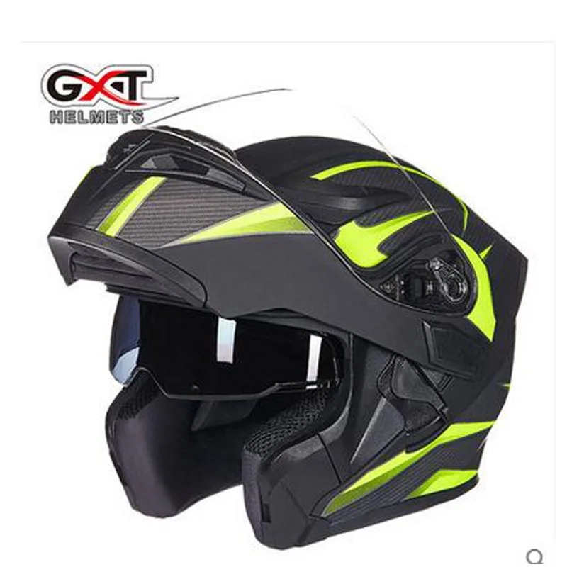 В продаже GXT анфас шлемы двойной козырек мото rcycle шлем Casco moto capacete