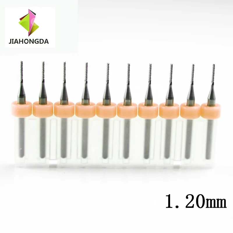 10 шт./компл. фреза 3 175 диаметр CNC Концевая мини Карбид PCB фрезы Набор 1 20 00 мм для