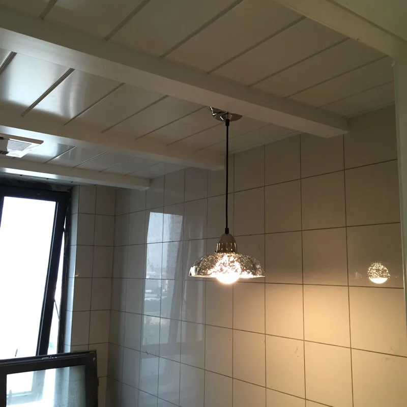 Ретро Стекло оттенка Кофейный батончик подвесные огни Американский винтажный