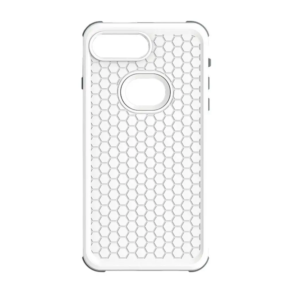 White Жизнь и плавание двойной использования воды, грязи, ударов для iPhone 7 чехол мобильный телефон сумка для iPhone 6 7 плюс Водонепроницаемый случае - Цвет: White