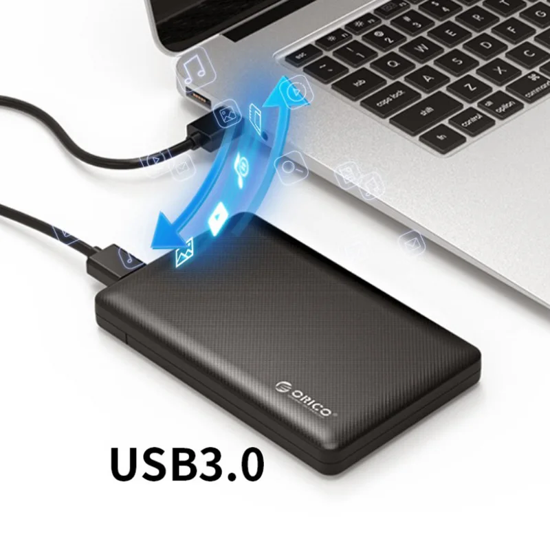 HHD коробка USB 3,0 SATA HD коробка HDD 2,5 дюймов жесткий диск внешний защитный корпус 2 ТБ передача данных резервного копирования Инструмент для ПК ноутбука