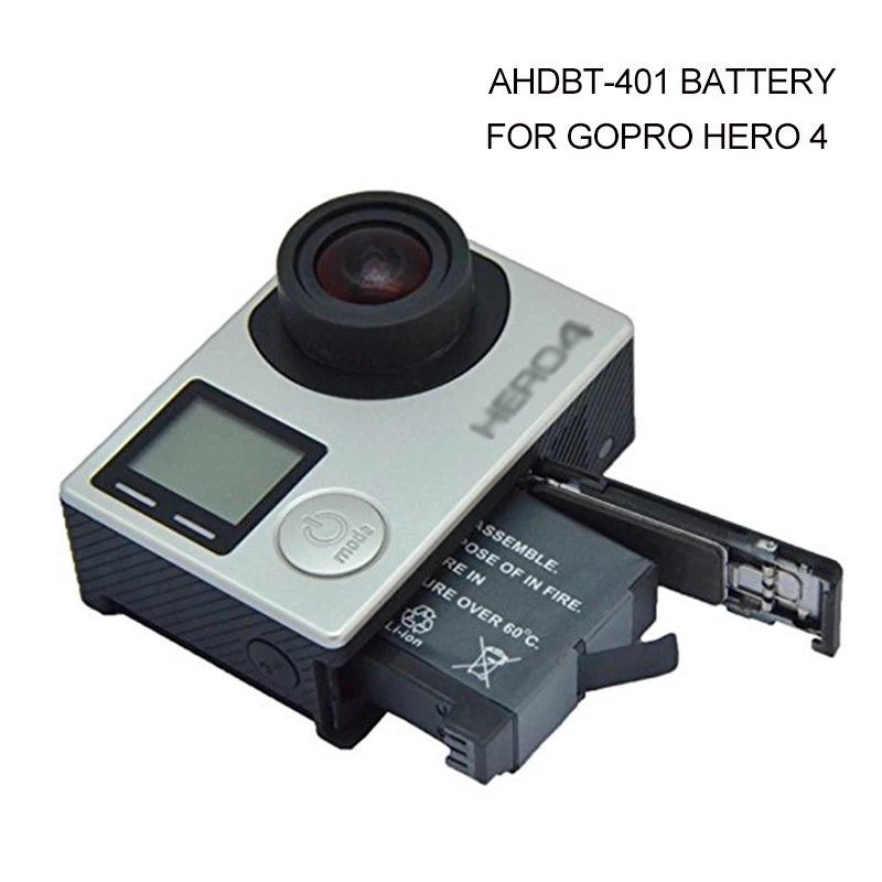 Аккумулятор AHDBT 401/зарядное устройство для спортивных камер Gopro HERO 4 HERO4