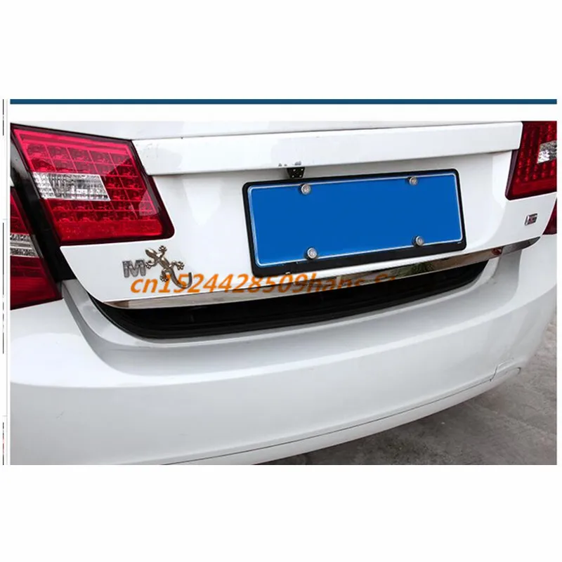 Для Chevrolet Cruze 2009-2014 Седан хром задний багажник багажника задняя крышка-дверца