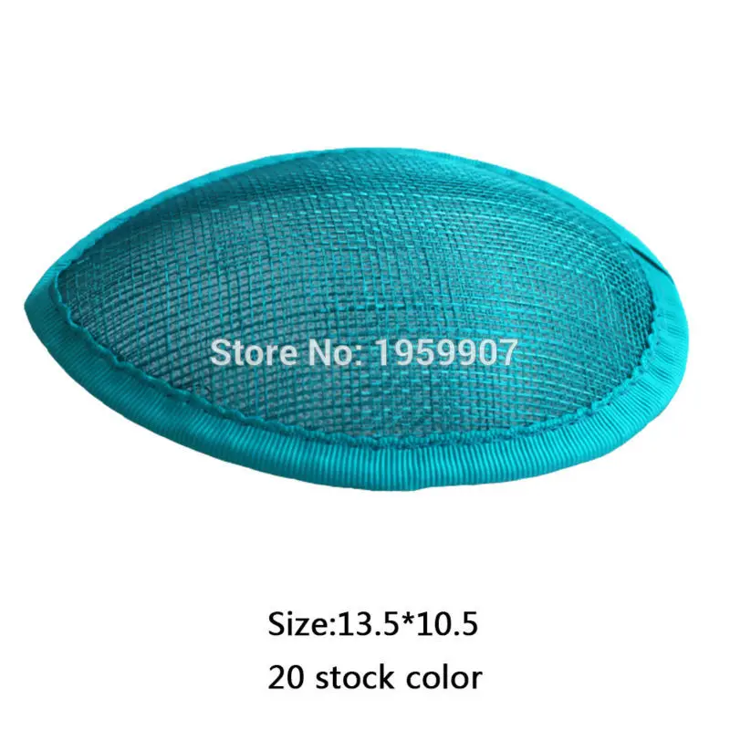 

Sinamay Teardrop Base Fascinator Base for Headpiece 20pcs/lot #20Color