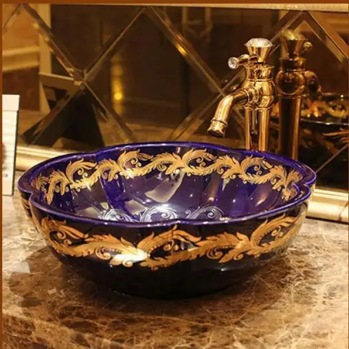 Туалетный фарфор Vanity Северная раковина керамический древних столешницей