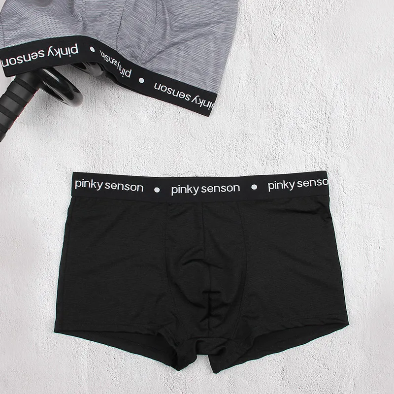 Pinky Senson, мужское нижнее белье, боксеры, нейлон, Cuecas, тонкие мужские боксеры, Homme Boxershorts, мужские трусы, calzoncillos S22DB