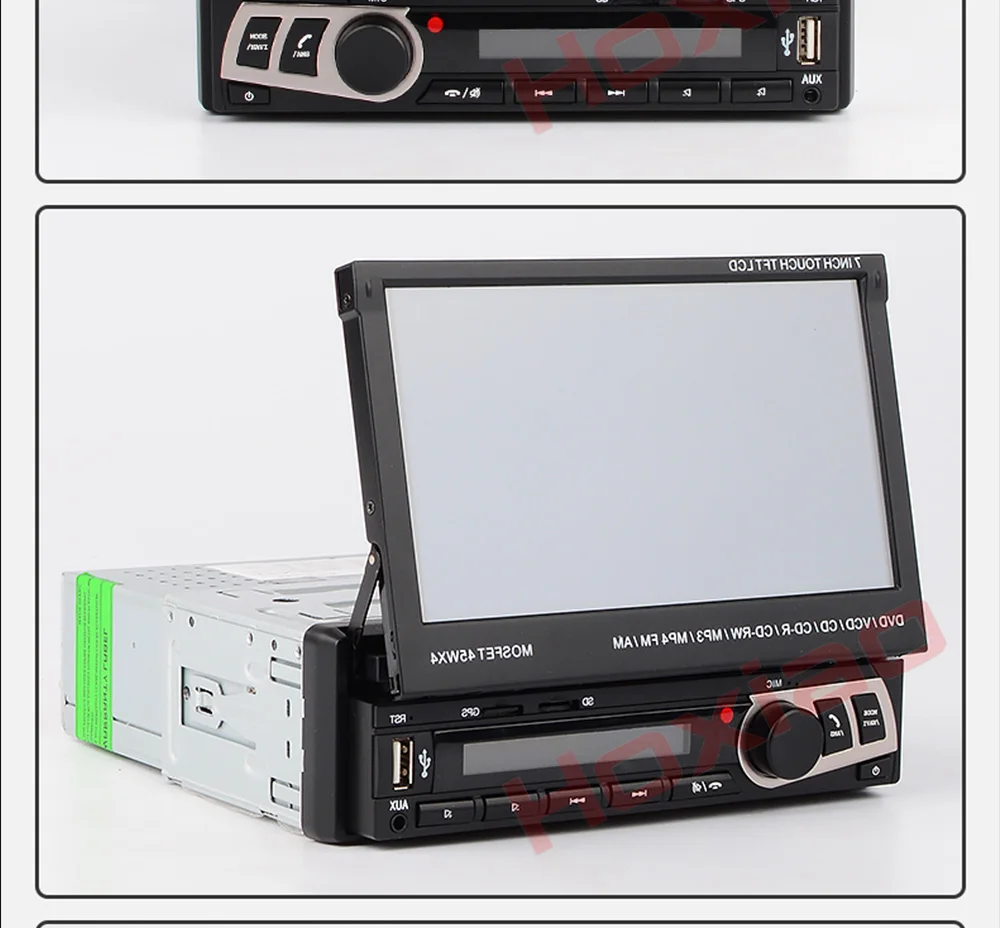 7 дюймов gps TFT lcd Автомобильный MP5 плеер Bluetooth FM радио Автомобильный мультимедийный плеер телескопическая Автоматическая рация камера заднего вида
