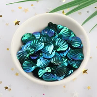 10gpack 13mm sea shell pvc loose sequins for sewing embellishment findings wedding handcraft women clothes dress accessories