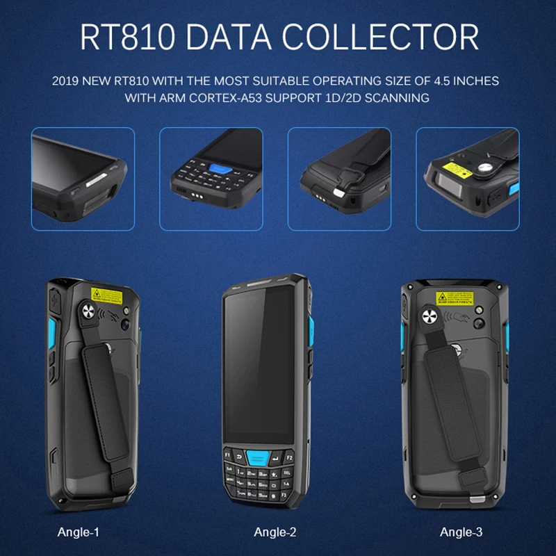 Rugline портативный Android-сканер Pos-терминал 2D штрих-код PDA прочный сканер 4G WiFi GPS Bluetooth