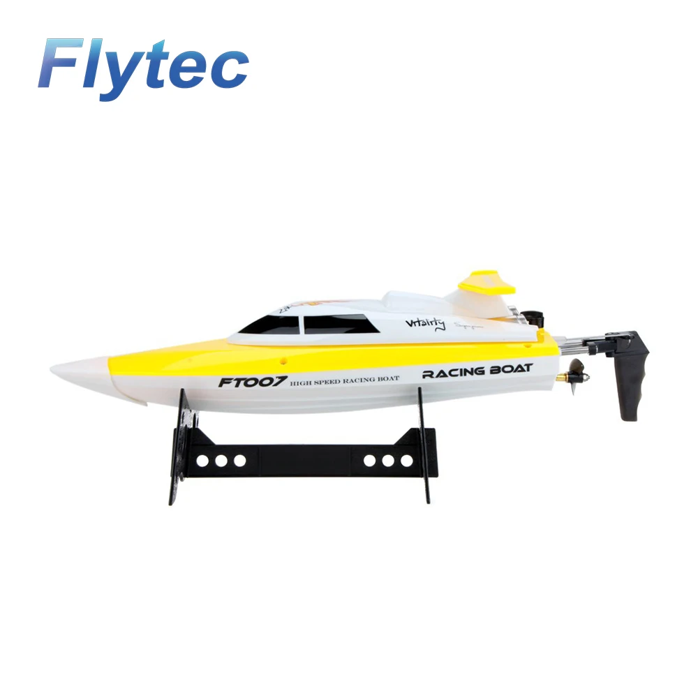 Радиоуправляемая лодка Flytec Feilun FT007 2 4G 4 канала 20 км/высокая скорость для детей| |