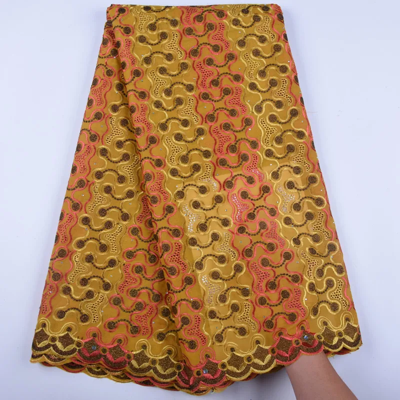 Швейцарская вуаль кружевная африканская ткань Высококачественная нигерийская
