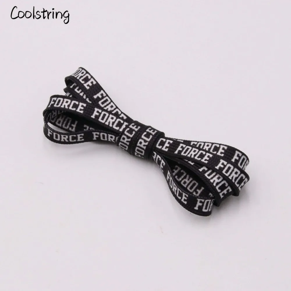 Coolstring модные фантастические плоские шнурки с буквенным принтом шнурки для спортивной обуви кроссовки полиэфирные декоративные узоры Цветные Шнурки