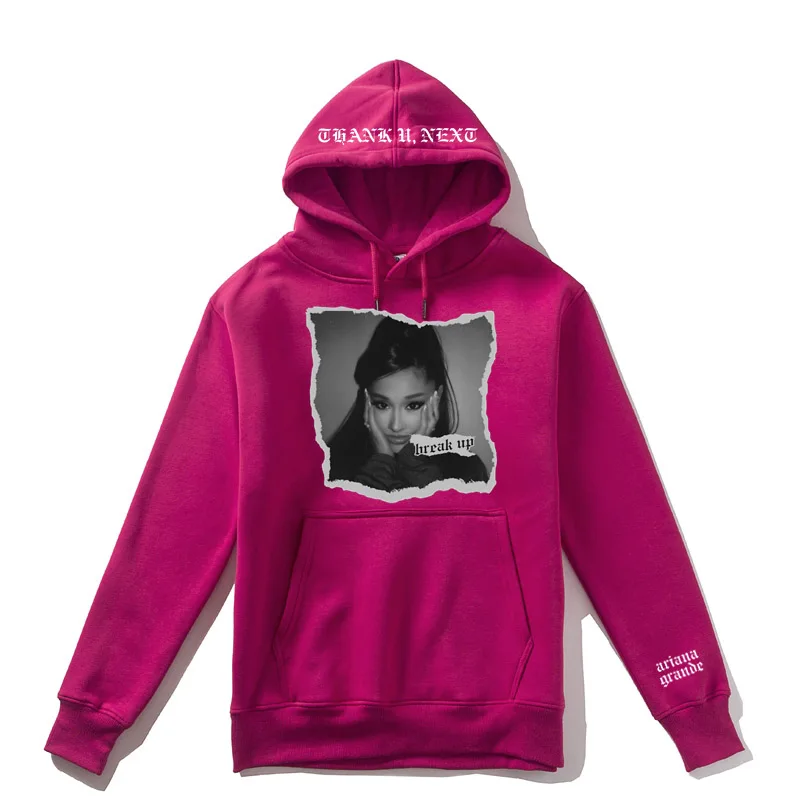 Эксклюзивная Мужская толстовка с капюшоном Thank U Next Break Up, женская уличная мужская повседневная куртка на молнии, повседневные флисовые мужские пальто