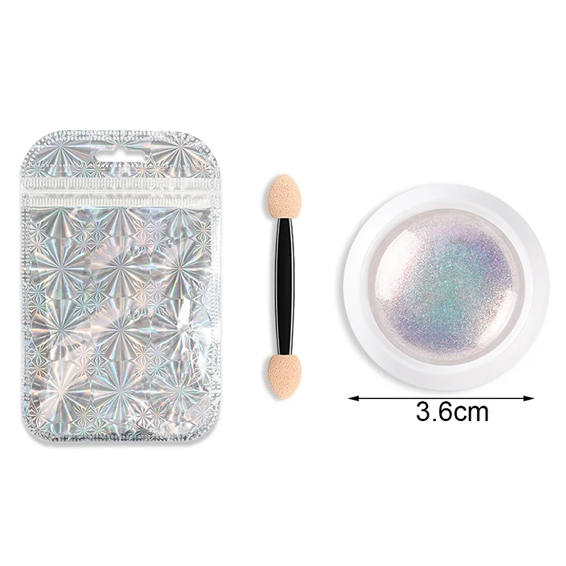 Nail Glitter 1 коробка Блестящий жемчужный корпус ногтей порошок для ногтей порошок хромового пигмента пыль гель лак длительный Маникюр Накладные Ногти украшения - Цвет: Nail Glitter
