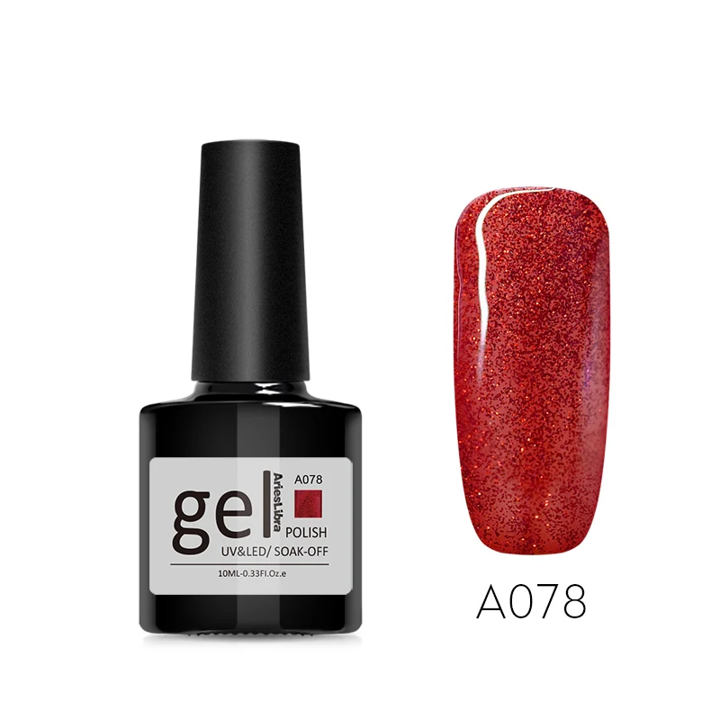 A078 AriesLibra Гель-лак для ногтей лак Vernis клей УФ лампа 10 мл замачиваемый лак светодиодный Гель-лак для ногтей - Цвет: A078