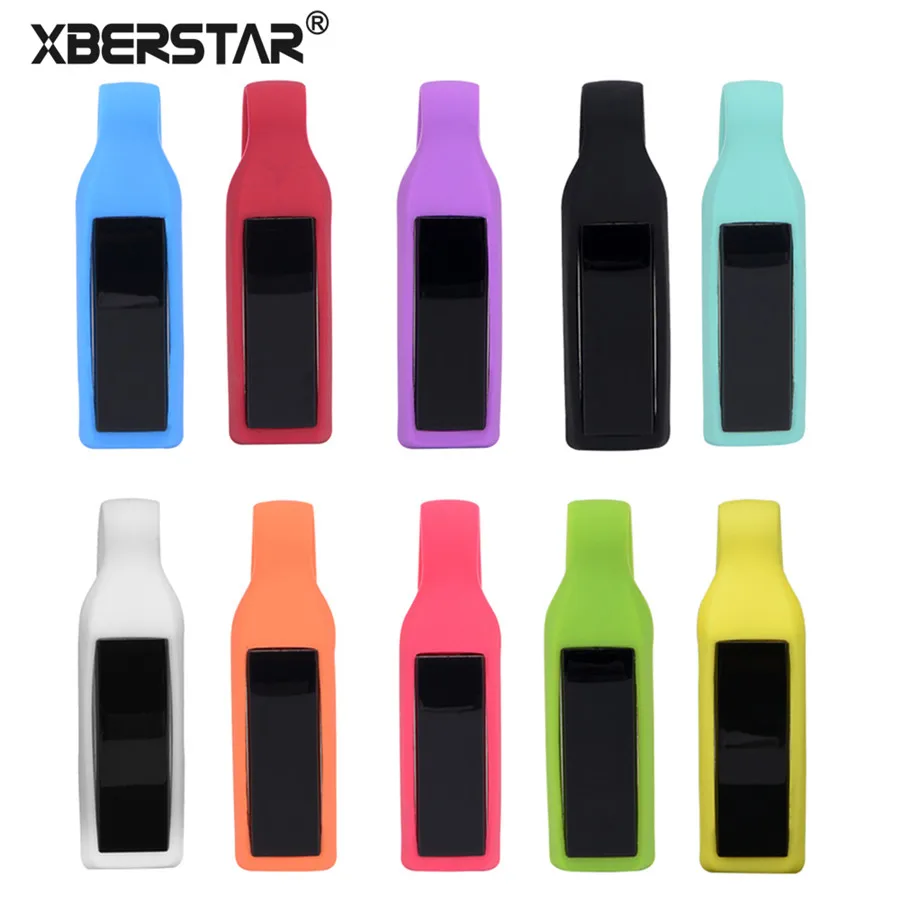 Портативный Силиконовый защитный чехол со стальным зажимом Карманный Держатель