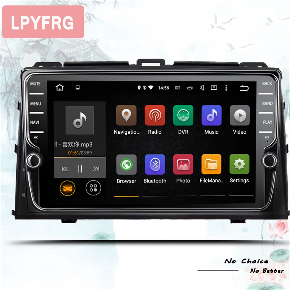 Автомобильный мультимедийный плеер android 10 0 Восьмиядерный DVD для Lexus GX470 Toyota Land Cruiser