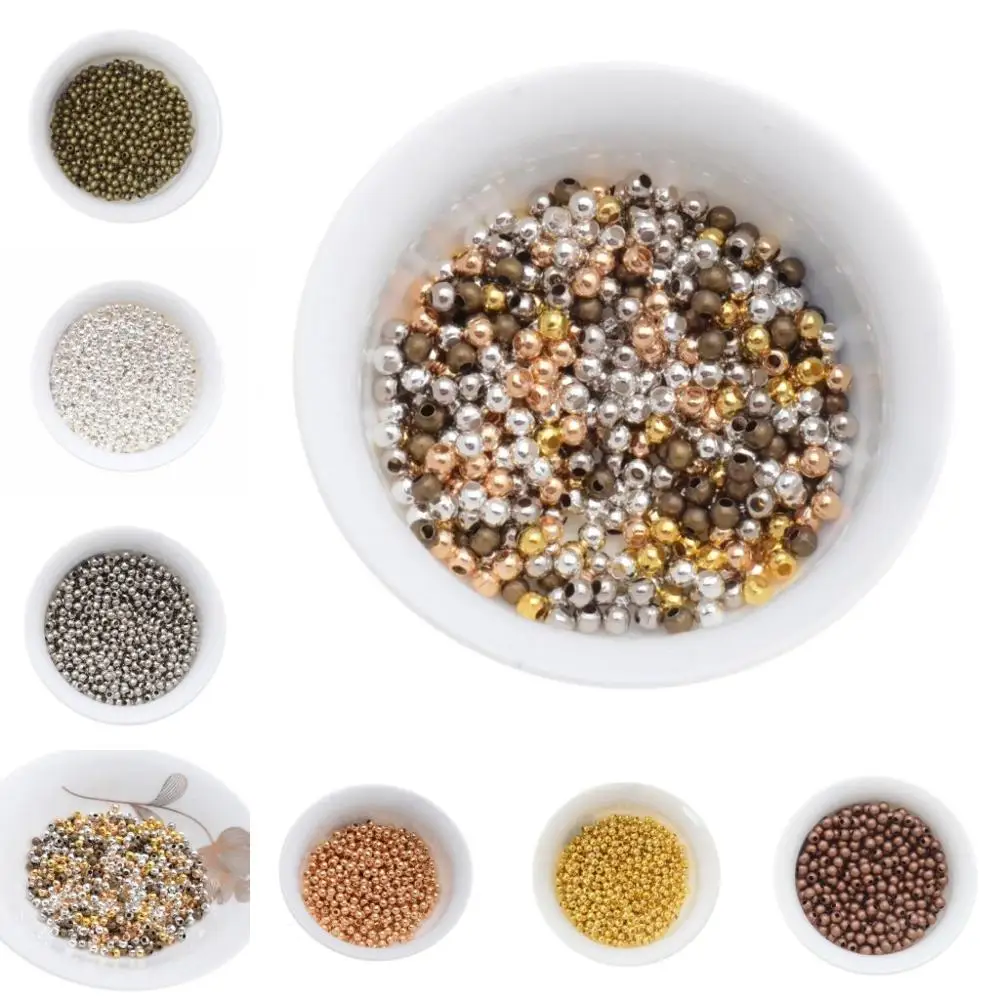 Металлические бусины 3 мм для изготовления ювелирных изделий | Украшения и