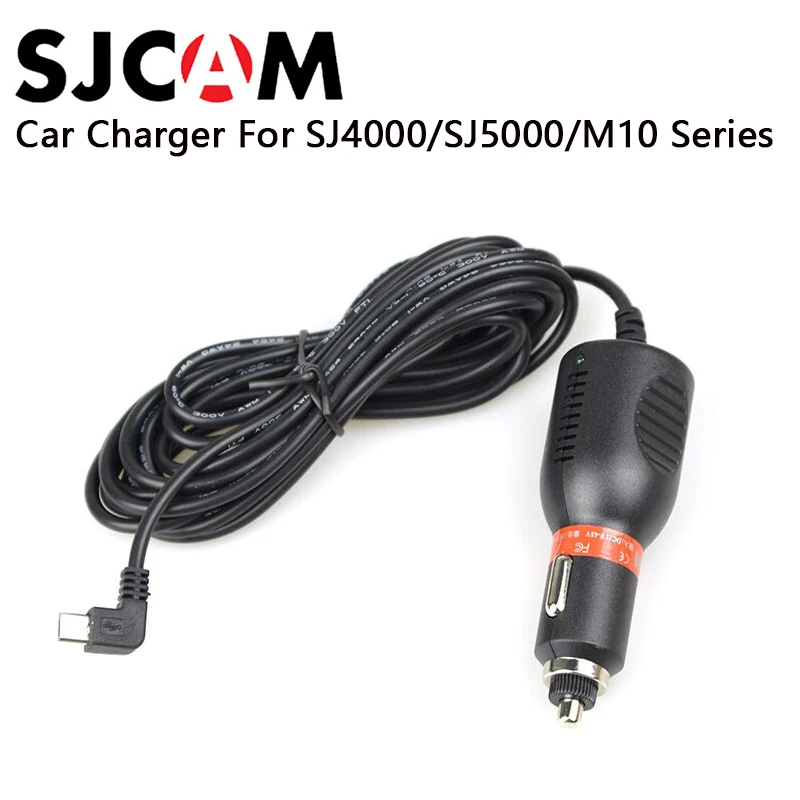 Автомобильное зарядное устройство для спортивной экшн камеры SJCAM SJ5000X SJ4000 SJ5000 M10
