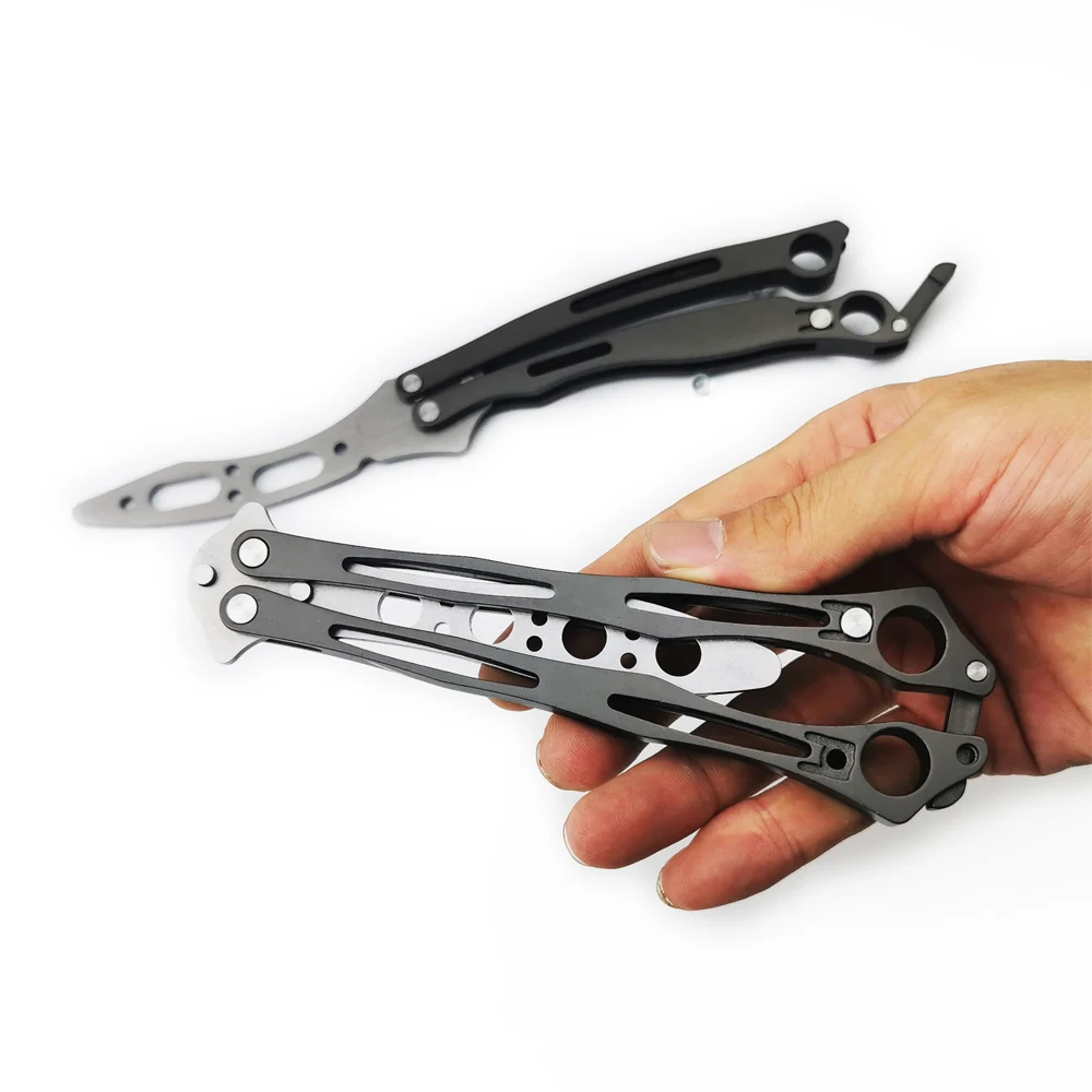 Spyderco бабочка тренировочный нож складное лезвие самообороны не Заостренный