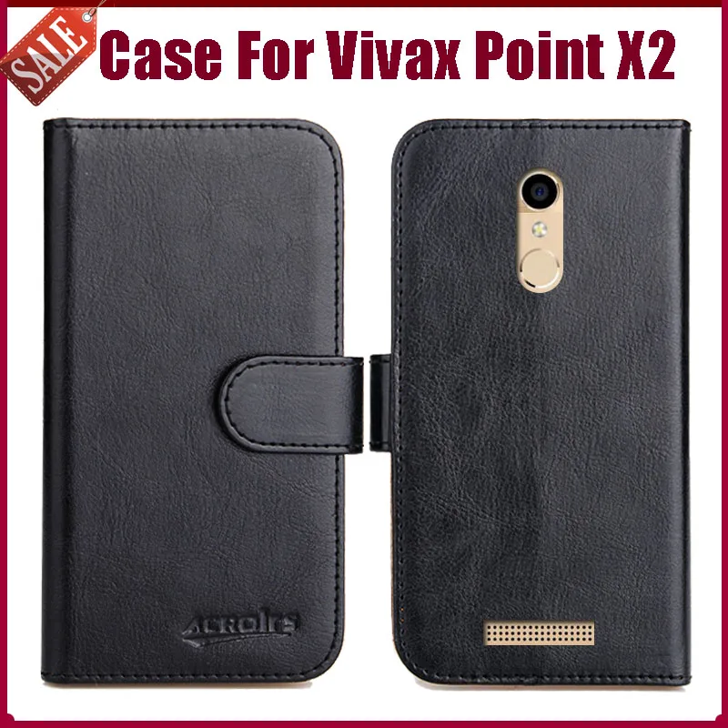 

Роскошный кожаный чехол-книжка для Vivax Point X2, чехол 100% дюйма, специальный чехол-кошелек, чехол с отделением для карт