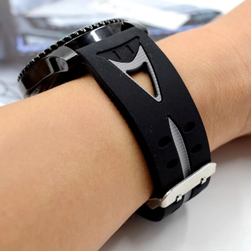 Ремешок силиконовый для Samsung Gear S3 Frontier 22 мм|watch strap|watch strap bandstrap band |
