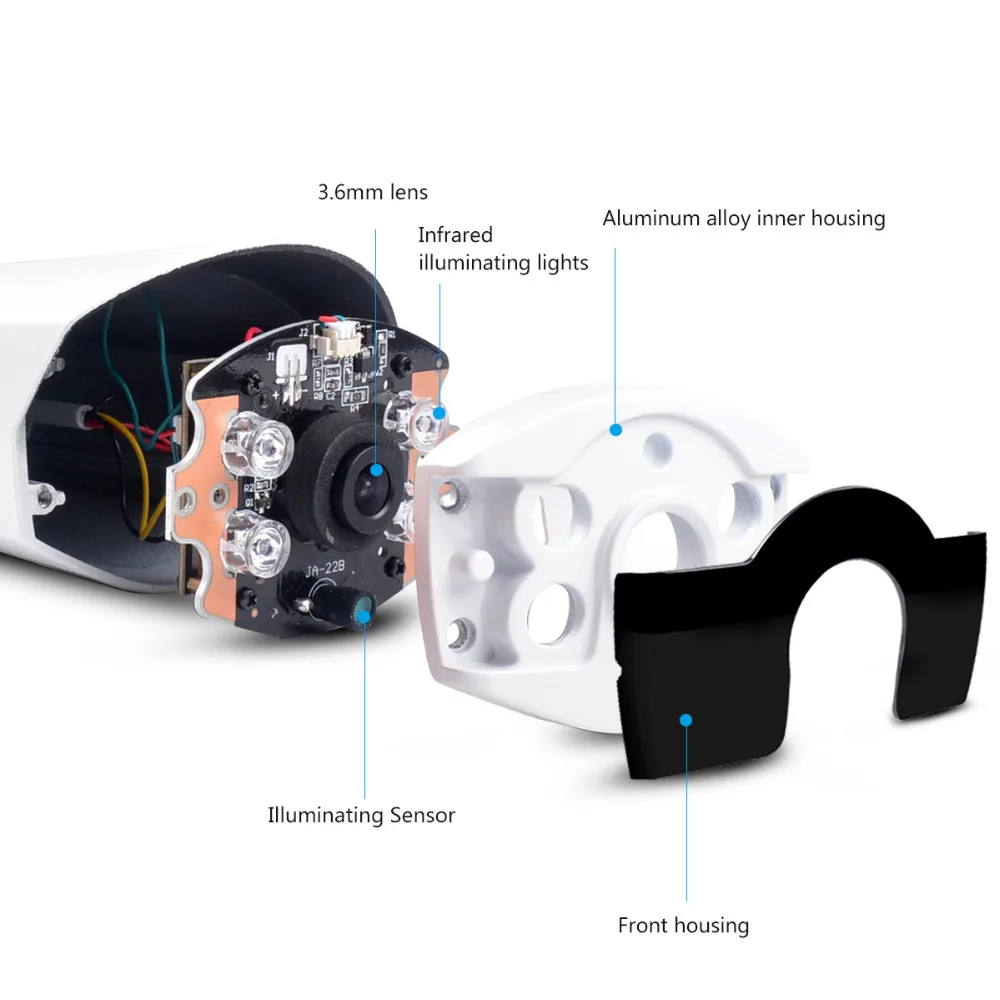 JOOAN H.265 CCTV Системы POE NVR комплект 4ch 4MP водонепроницаемый ip камера пуля домой камеры