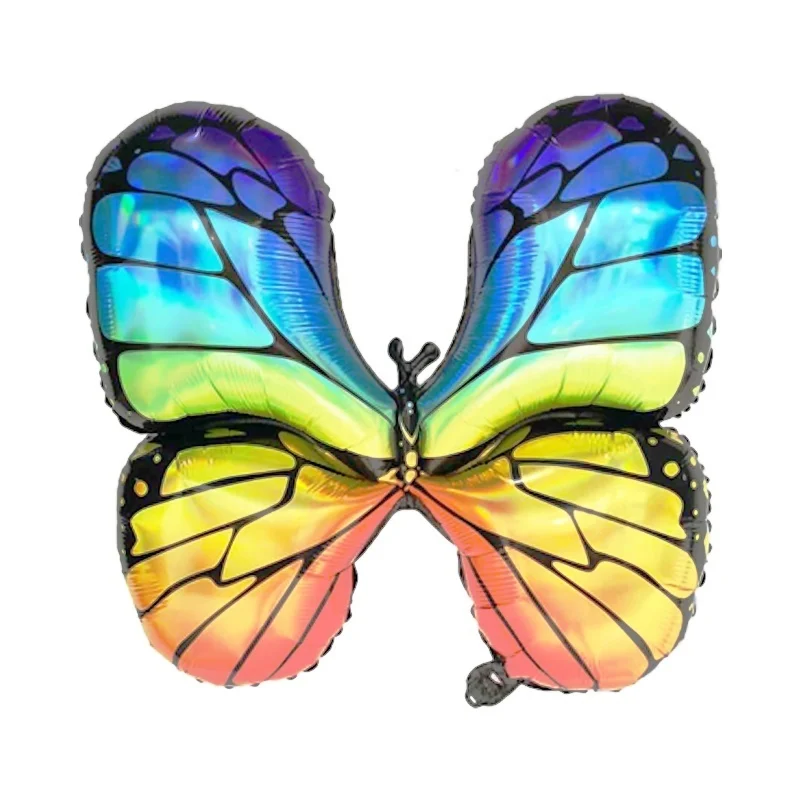 1 шт. черная вспышка бабочка алюминиевая пленка баллон вечерние украшения Globo для