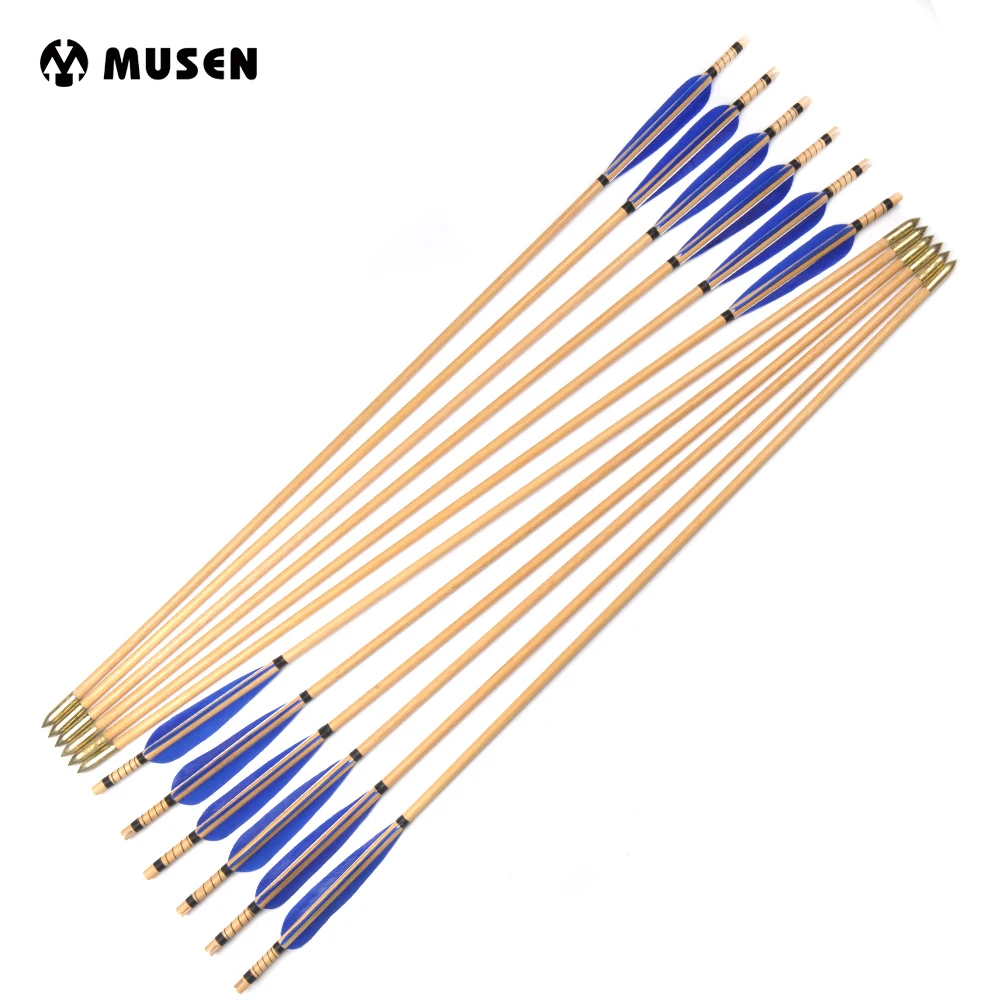 6/12/24 шт. деревянные Рекурсивные Луки диаметром 8 5 мм|arrow turkey feather|arrow turkeyturkey arrow feathers