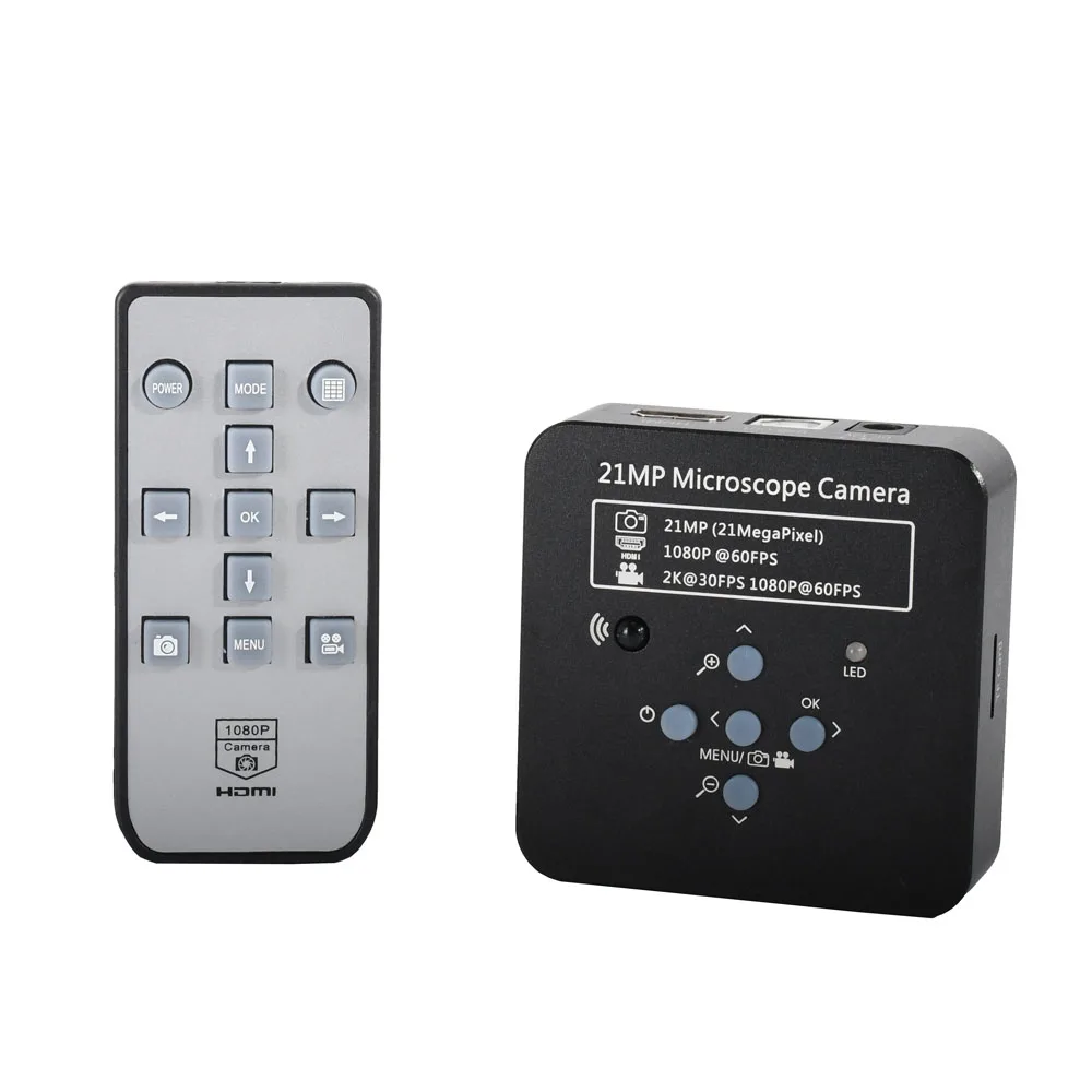 2K 21MP 1080P 60FPS HDMI USB промышленный цифровой видео микроскоп камера mikroskop kamera лупа для телефона PCB THT пайка