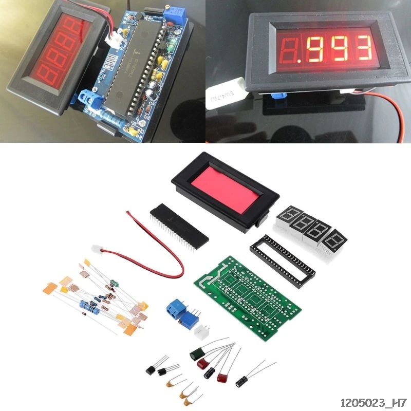ICL7107 цифровой комплект амперметра DIY модуль DC 5 в 35 мА 70 6x39 мм наборы Amp измеритель