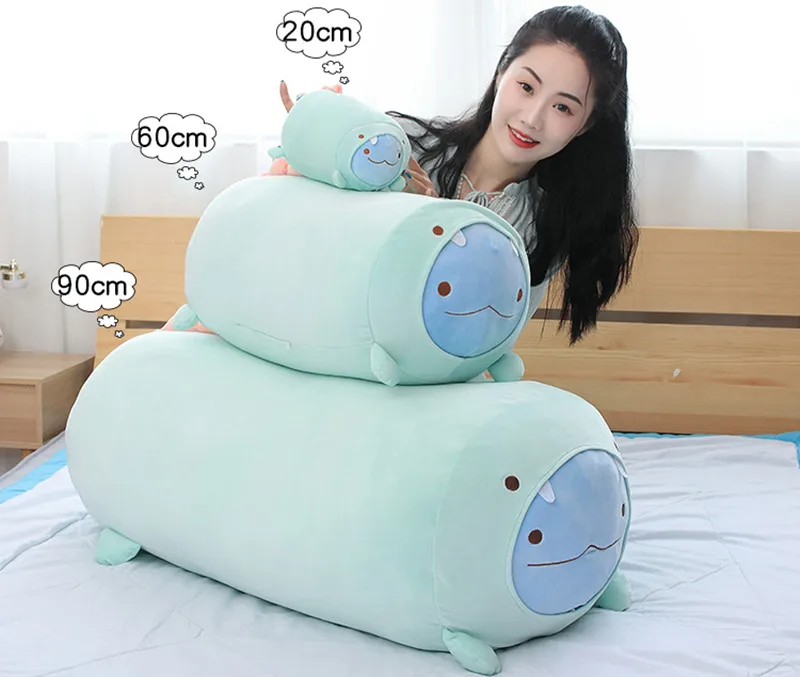1 шт. 60/90 см японская анимация Sumikko Gurashi супер мягкие плюшевые игрушки уголок био мультфильм милые детские подушки прекрасный подарок