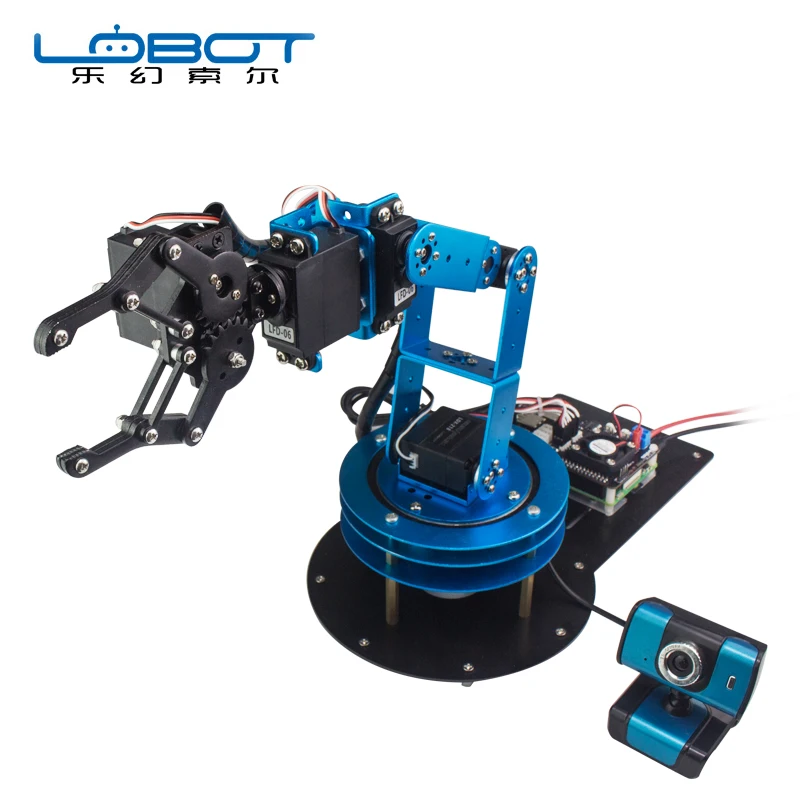 Новый Raspberry Robot Arm ArmPi/беспроводной Wi-Fi видео пульт дистанционного управления 6