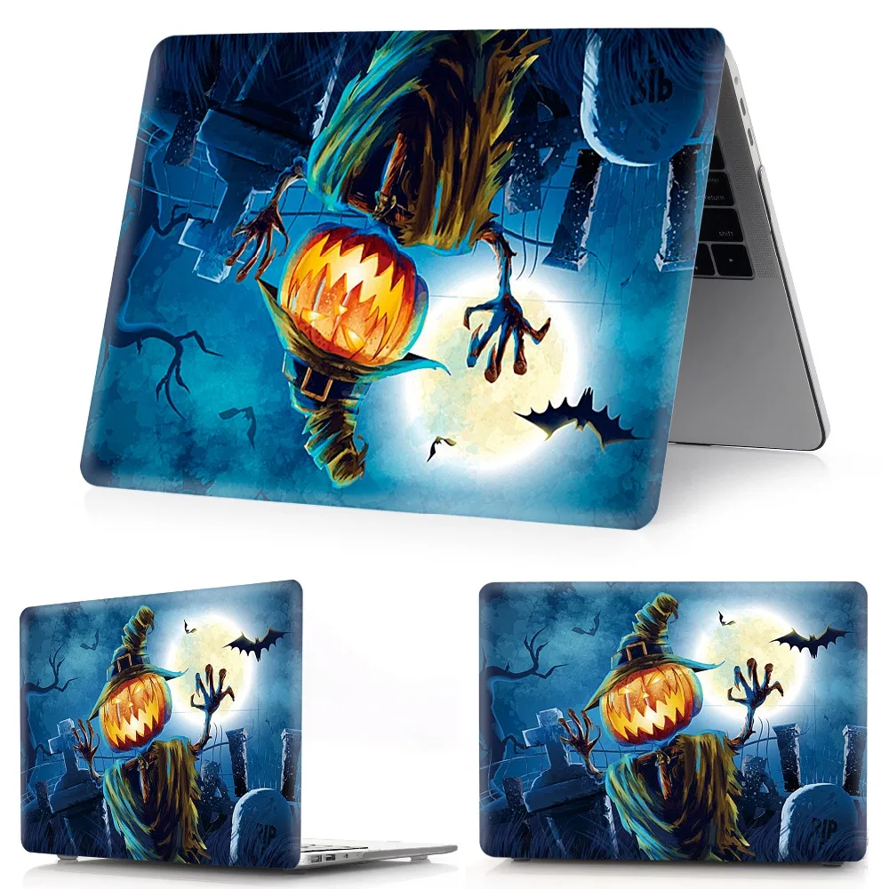 Чехол для Apple Macbook Air Pro Retina M1 чехол ноутбука с цветным принтом на Хэллоуин чип 11 12 13