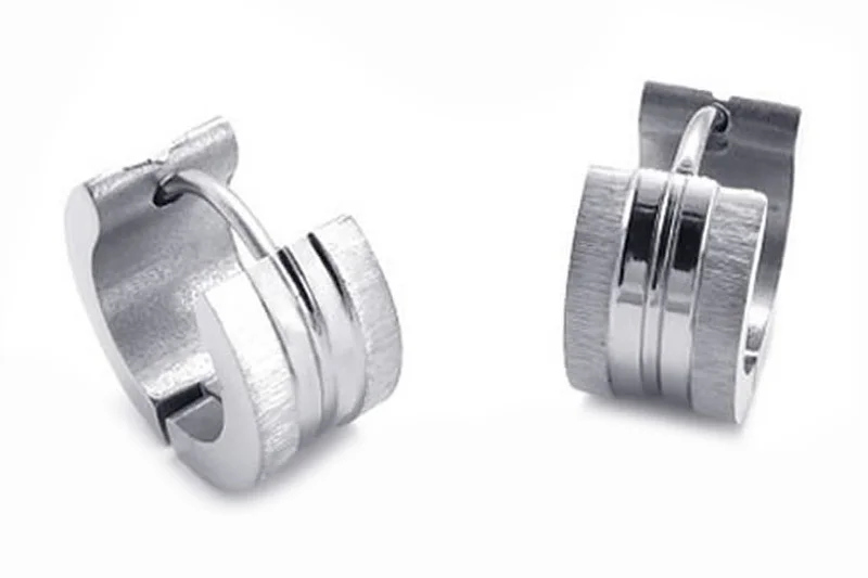 Мужской ювелирных изделий серьги серьга Кольцо из нержавеющей стали шпильки для