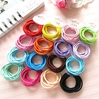 2017 new wholesale 1000pcslot 20colors kids tiny hair accessary hair bands elastic ties ponytail holder