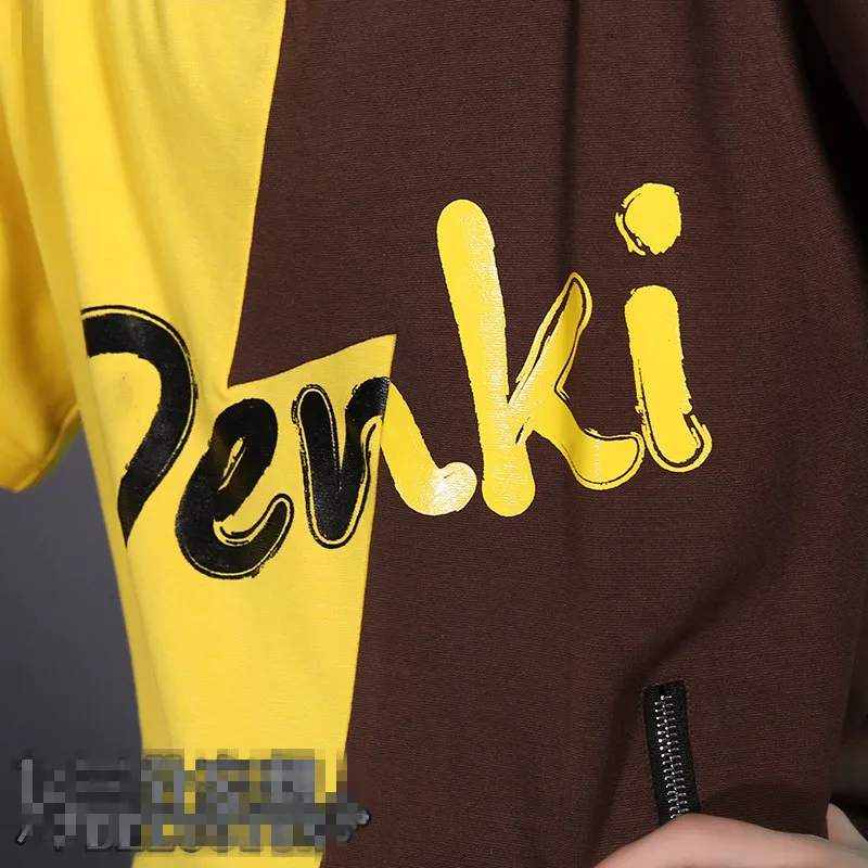 Boku No Hero Academy Kaminari Denki рубашка костюм Косплей My Hero Academy пальто брюки шляпа полный комплект парики для мужчин девочек мальчиков одежда
