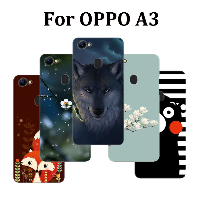 Для OPPO A3 чехол милый мультяшный Мягкий силиконовый OPPOA3 для телефона A 3 защитный