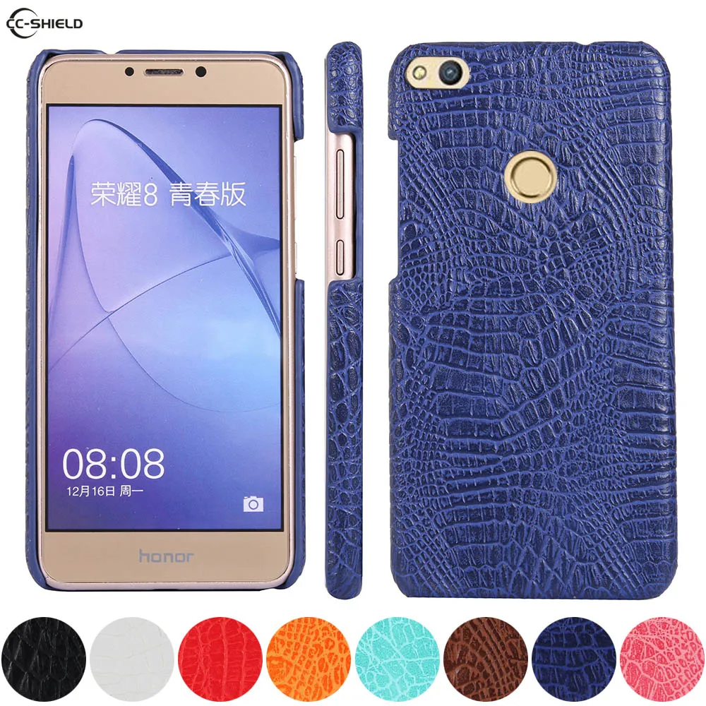 Кожаный чехол для Huawei Honor 8 Lite PRA TL10 бампер телефона Honor8 LX1 LA1 PC рамка чехол|case for huawei