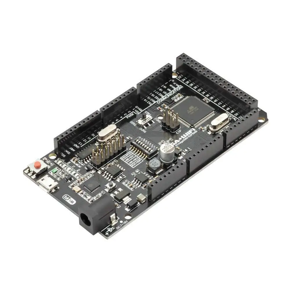 Mega2560 + Wi Fi R3 ATmega2560 ESP8266 32Мб оперативной памяти USB TTL CH340G совместимый для Arduino Mega NodeMCU