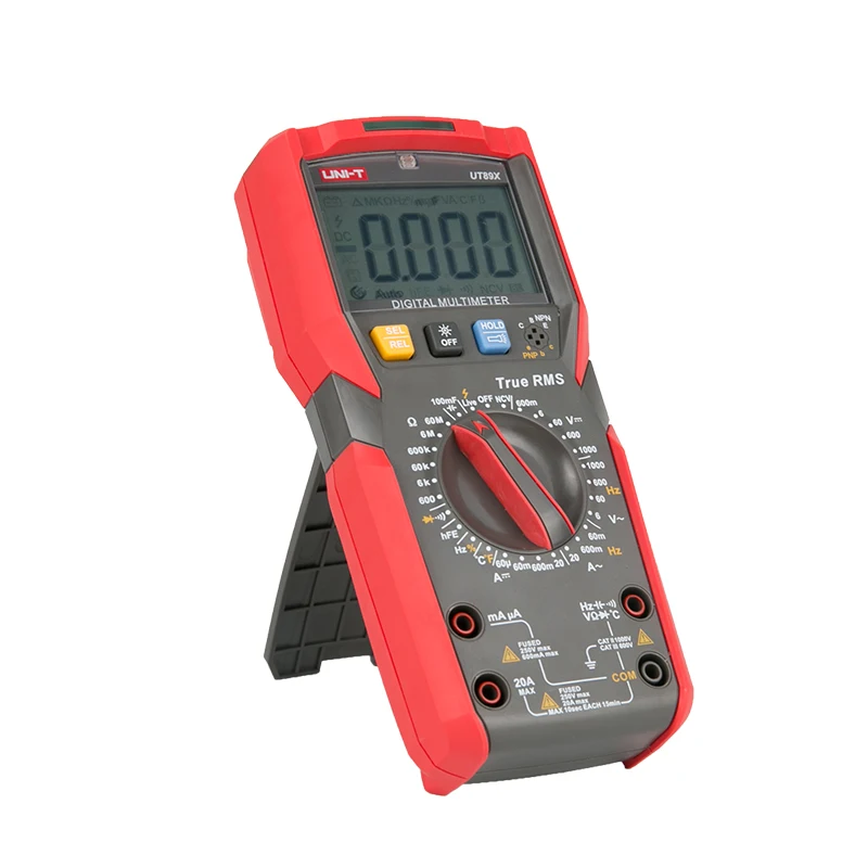 UNI-T Новое поступление UT89X/UT89XD Цифровой мультиметр 6000 цифр Ture RMS Профессиональный NCV Обнаружение