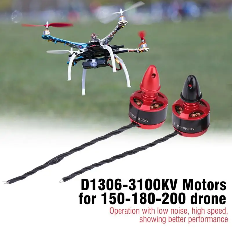 Бесщеточный бесщеточный двигатель 4 шт. D1306 3100KV 1 2 S/D1103B 8000KV 3S RC набор деталей для 150