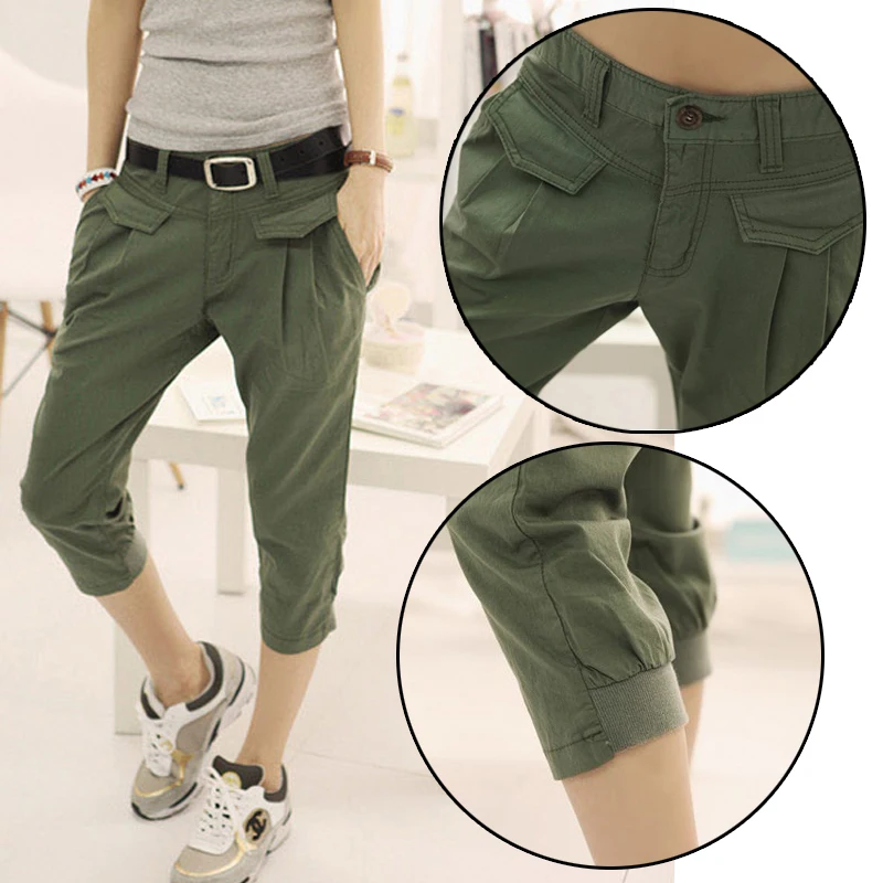 Повседневные брюки женские большие размеры осенние тонкие повседневные