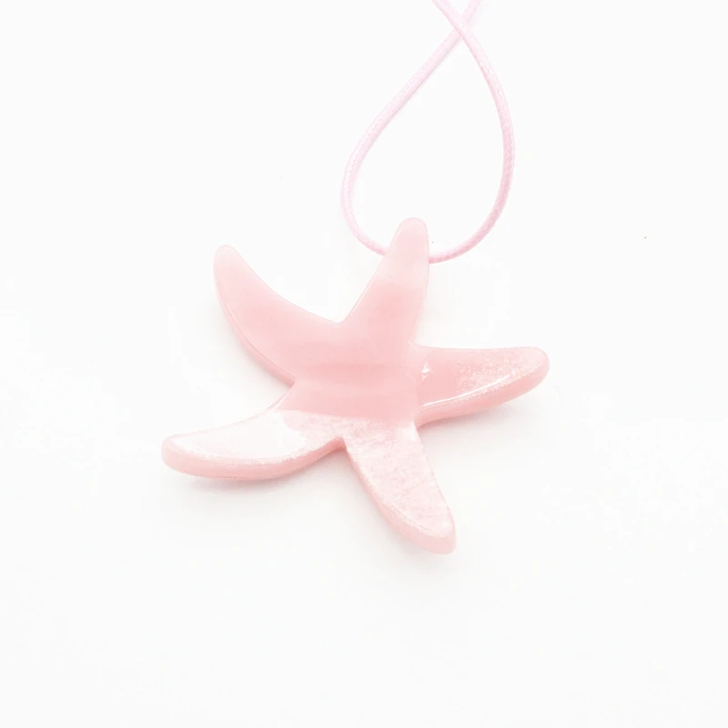 Массивное ожерелье длинная веревочная цепочка Розовая звезда чокер подарочные