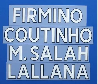 19-20 домашний WIJNALDUM ALEXANDER-ARNOLD virgi KEITA MANE M. SALAH HENDERSON STURRIDGE LALLANA SHAQIRI именной патч, значок