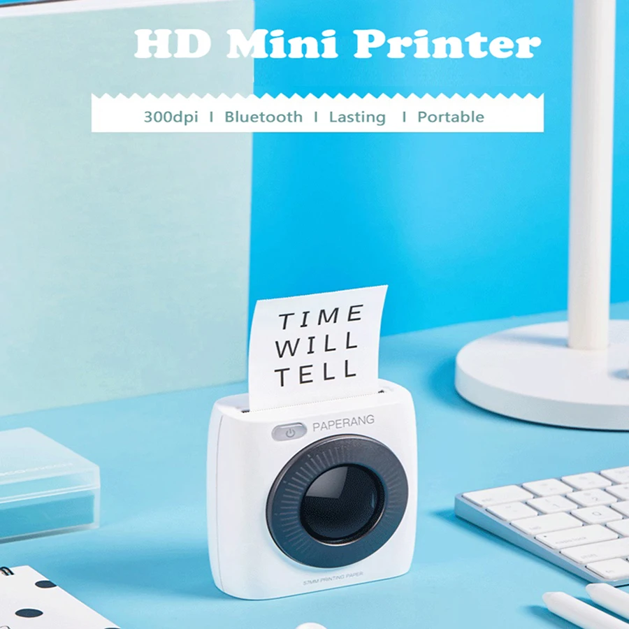 Paperang P2 карманный мини фотопринтер портативный bluetooth беспроводной термопринтер