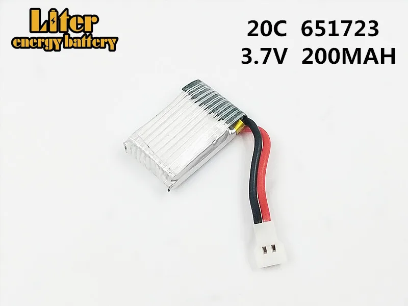3 7 V 150mAh 651723 Li-po батареи аккумуляторная батарея для H8 Мини RC Квадрокоптер