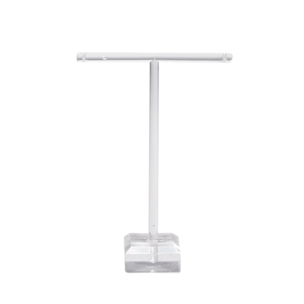 2 бар Т Стенд держатель органический Стекло рычаг комплект ювелирных изделий